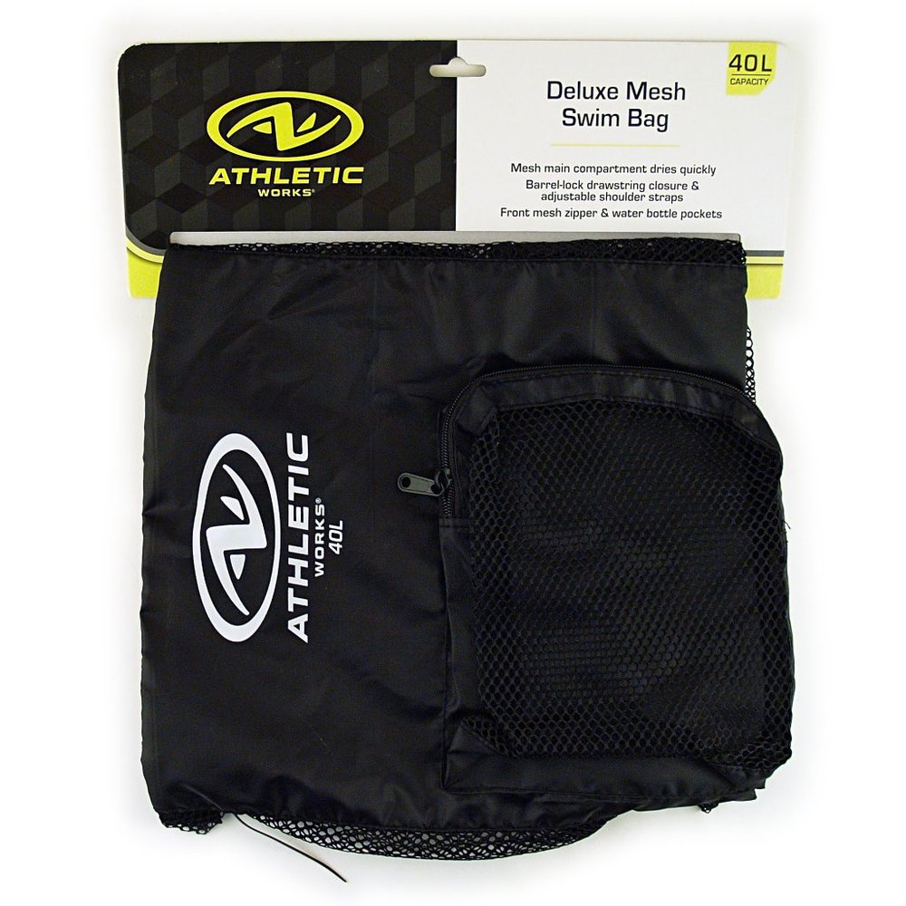 Athletic Works Deluxe 40L Mesh Swim Backpack
